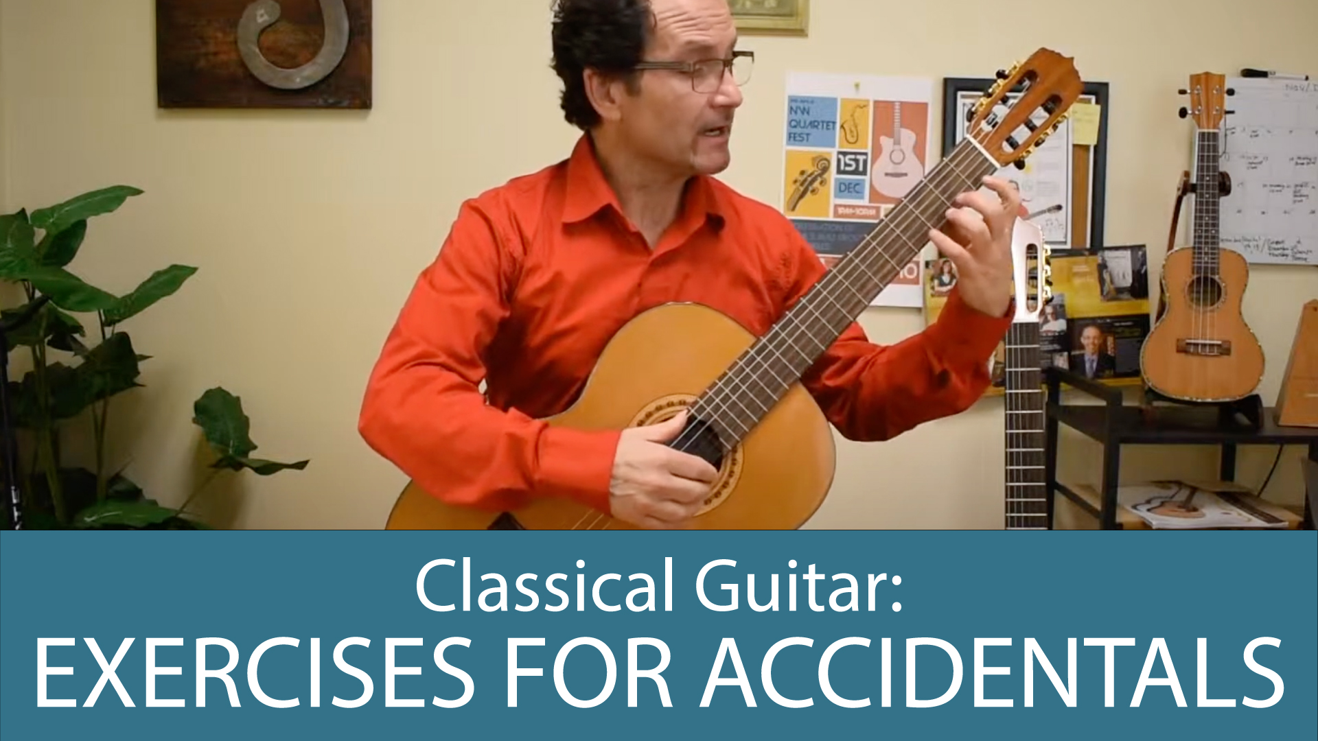 BEST Exercises for Practicing Accidentals on the Classical Guitar